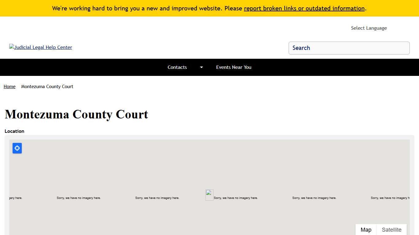 Montezuma County Court | Judicial Legal Help Center